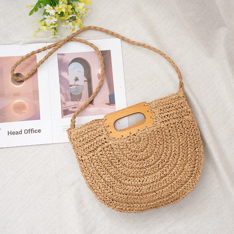 Hand Knitting Leisure Vacation Grocery Shopping Bag