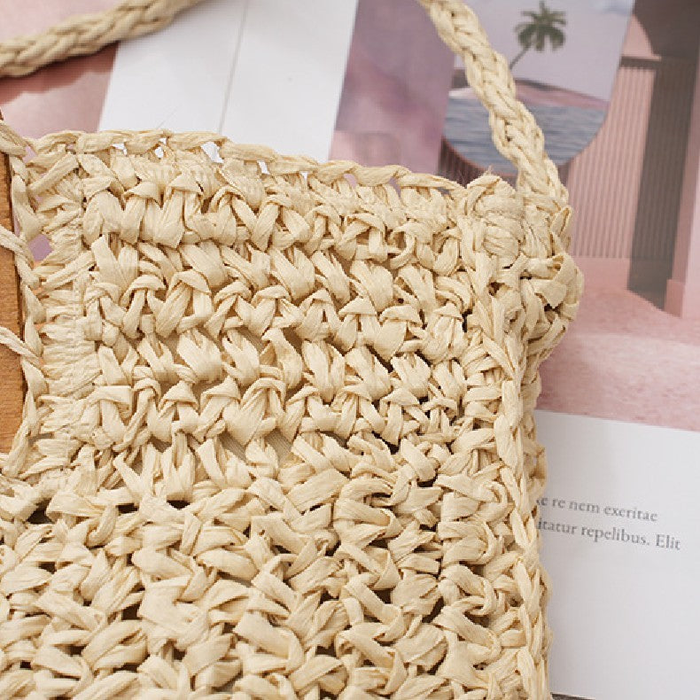 Hand Knitting Leisure Vacation Grocery Shopping Bag