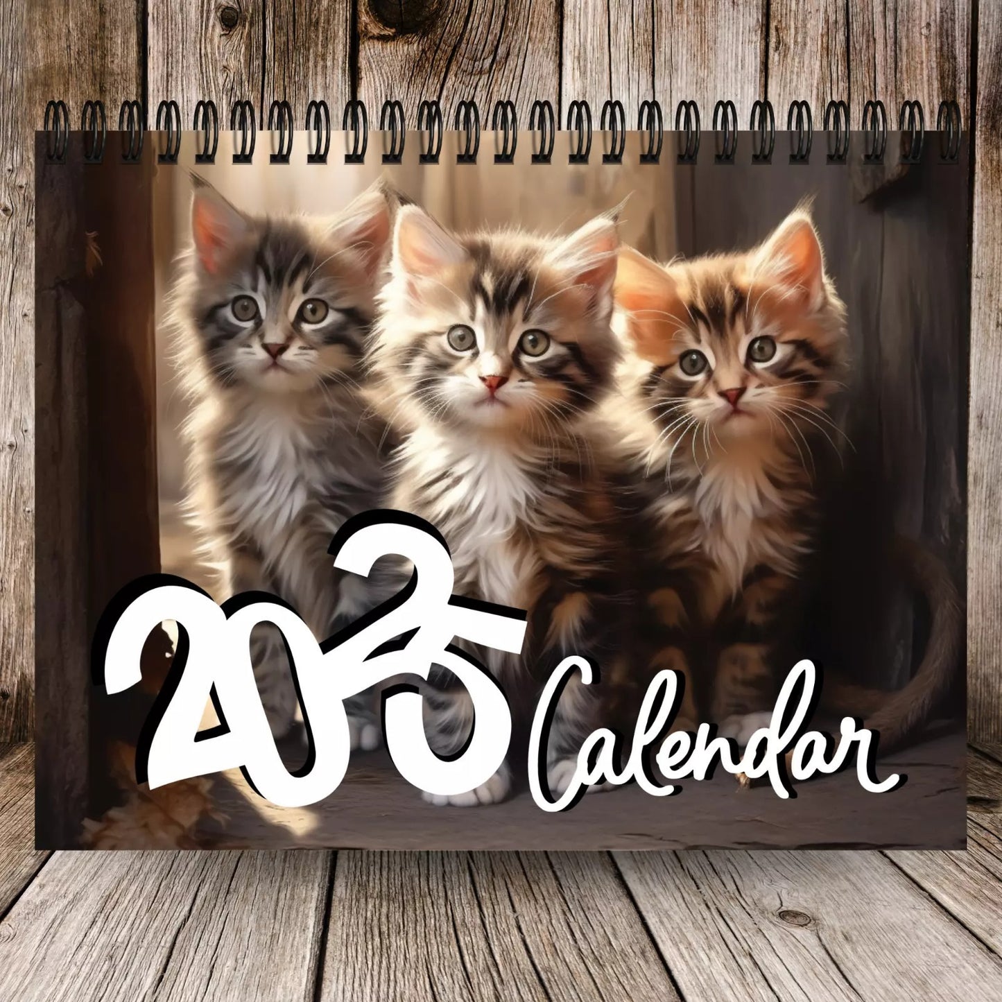 Spiral Calendar Cute Cat